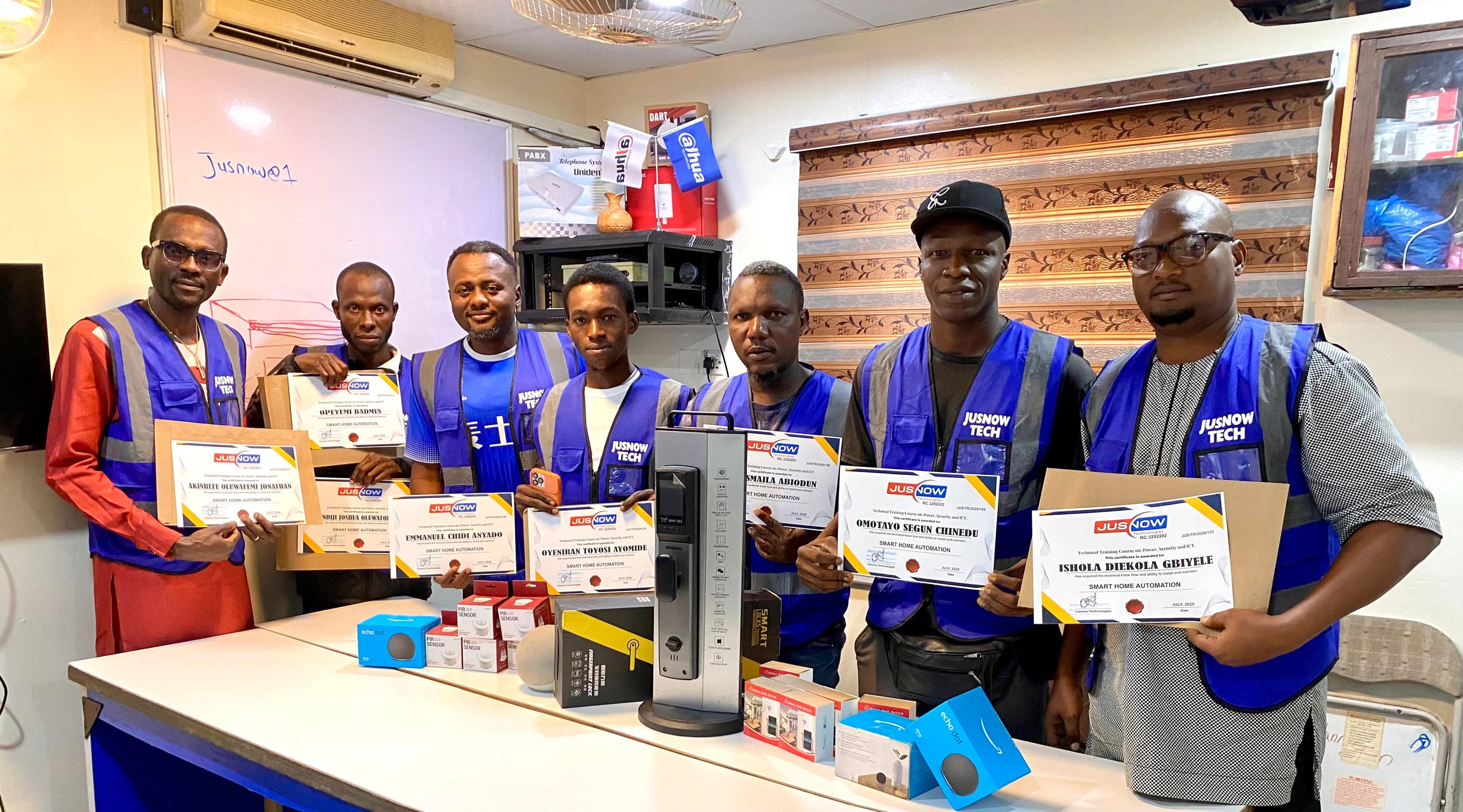 Smart Home Automation Training in Nigeria – Alexa, Smart Locks, Sensors & Home Automation Systems